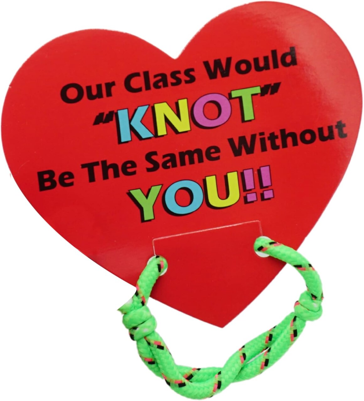 4E's Novelty 48 Pack Friendship Bracelet with Valentines Cards for Kids